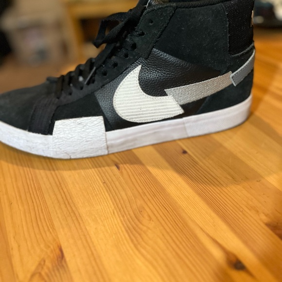 Nike Zoom Blazer Mid premium SB mosaic men-black wolf gray Men Size 12 - Picture 11 of 13